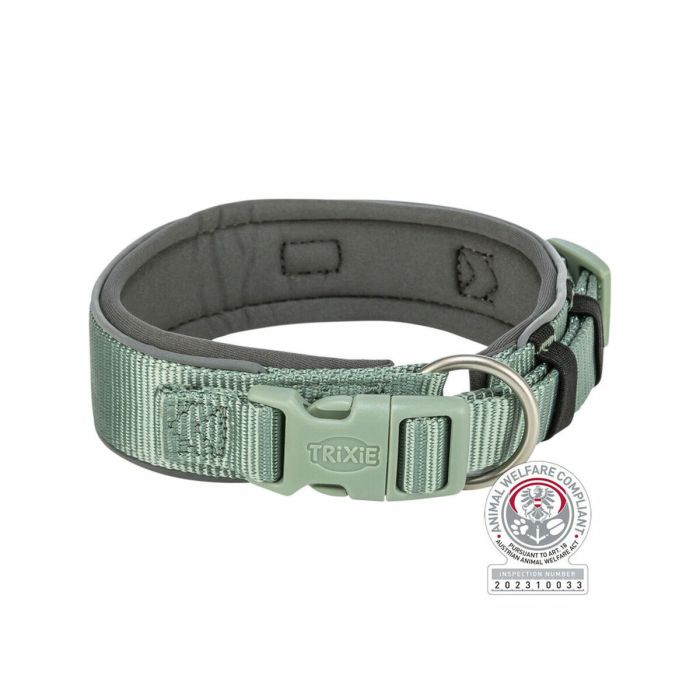 Collier pour Chien Trixie Premium Vert Graphite S/M 33-42 cm