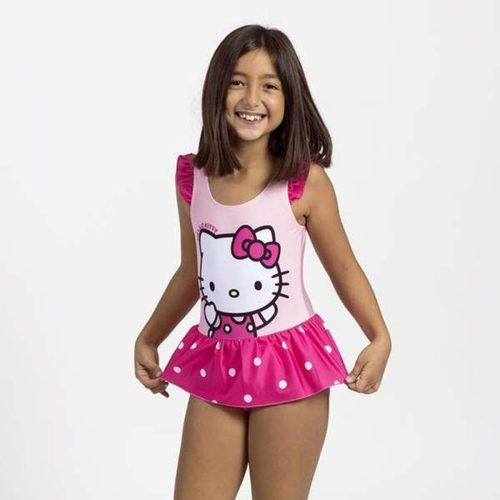 Maillot de Bain Fille Hello Kitty Rose clair 2