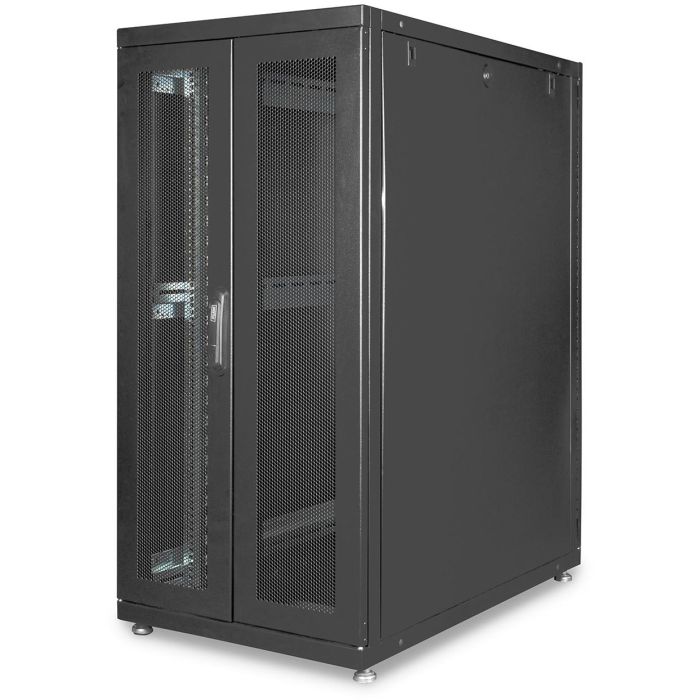 DIGITUS Serverschrank Unique 26HE 1340x600x1000mm schwarz (Speditionsversand) 1