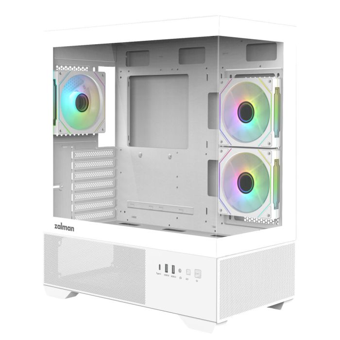 Boîtier ATX semi-tour Zalman CHRONIX WHITE Blanc 7