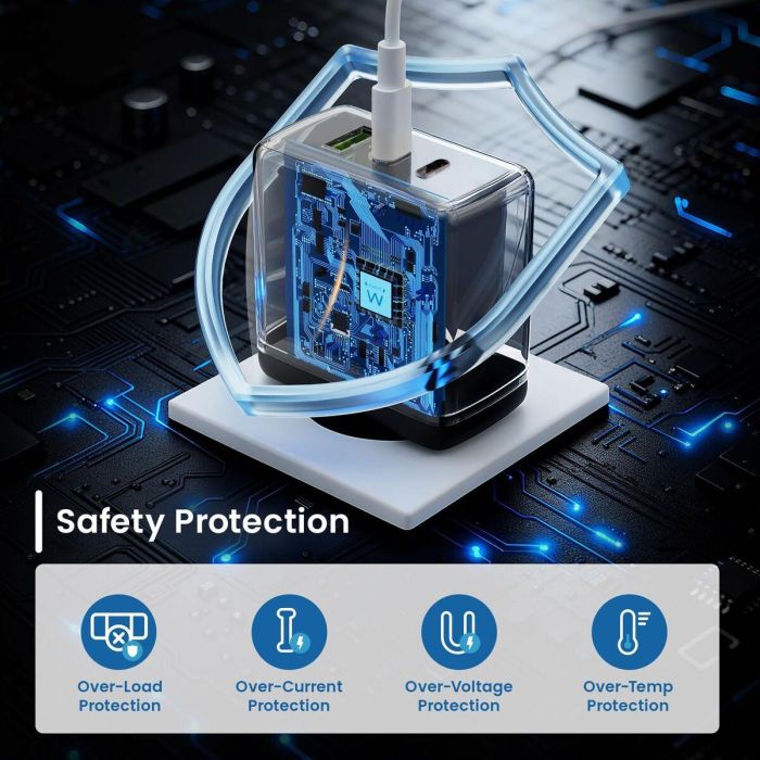 Chargeur mural Ewent EW1331 Noir 65 W 5