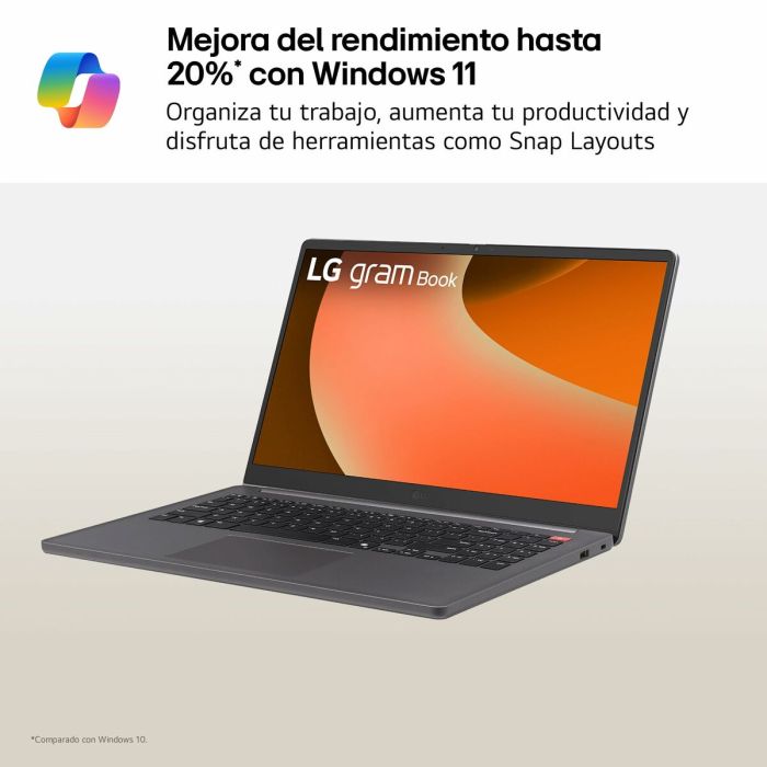 Ordinateur Portable LG 15U50T-G.AA56B Espagnol Qwerty 15" 16 GB RAM 512 GB SSD 2