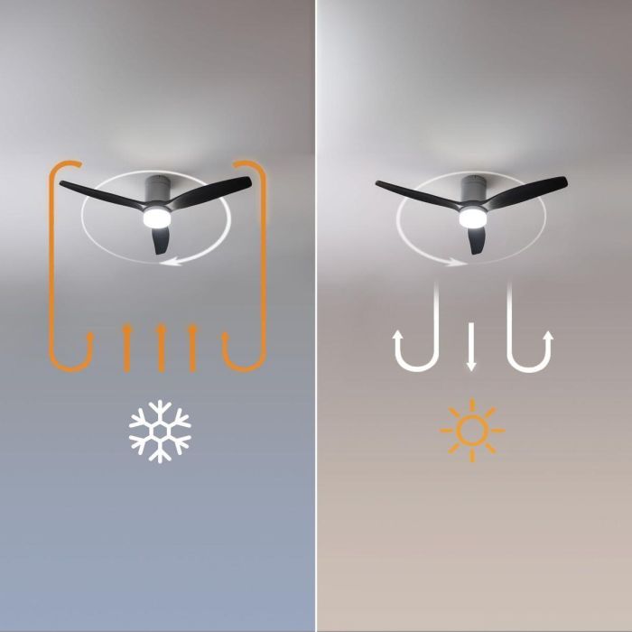 Ventilateur de Plafond avec Lumière Cecotec EnergySilence Aero 5600 20 W 40 W Noir Métal 1 Ventilateur de Plafond avec Lumière Cecotec EnergySilence Aero 5600 20 W 40 W Noir Métal 1