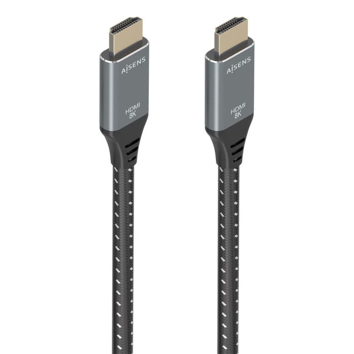Câble HDMI Aisens A150-0878 Noir/Gris 8