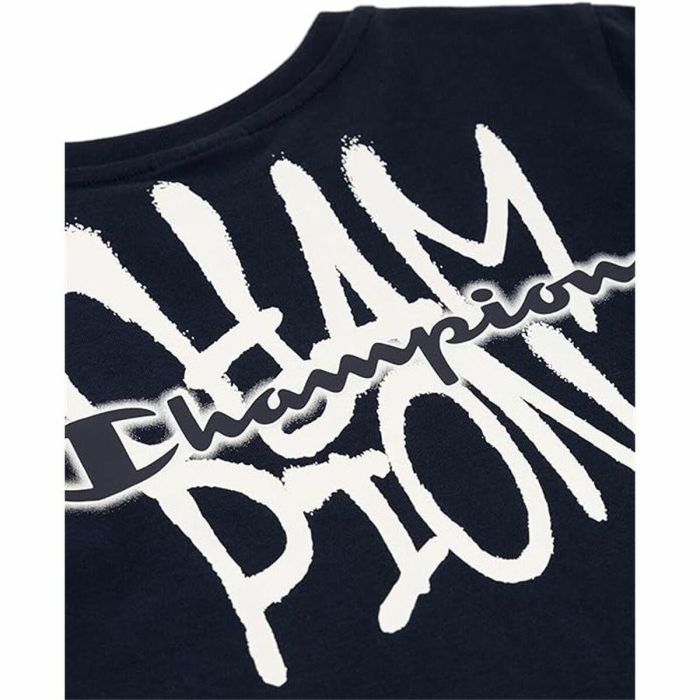 T shirt à manches courtes Enfant Champion Champion SS Blue marine S 1