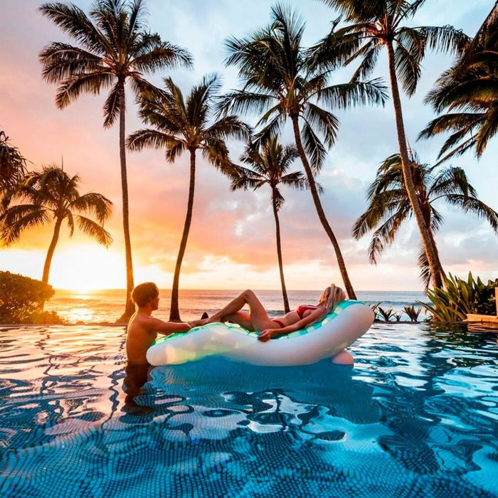 Fauteuil gonflable Intex Bleu 191 x 67 x 89 cm (4 Unités) 3 Fauteuil gonflable Intex Bleu 191 x 67 x 89 cm (4 Unités) 3