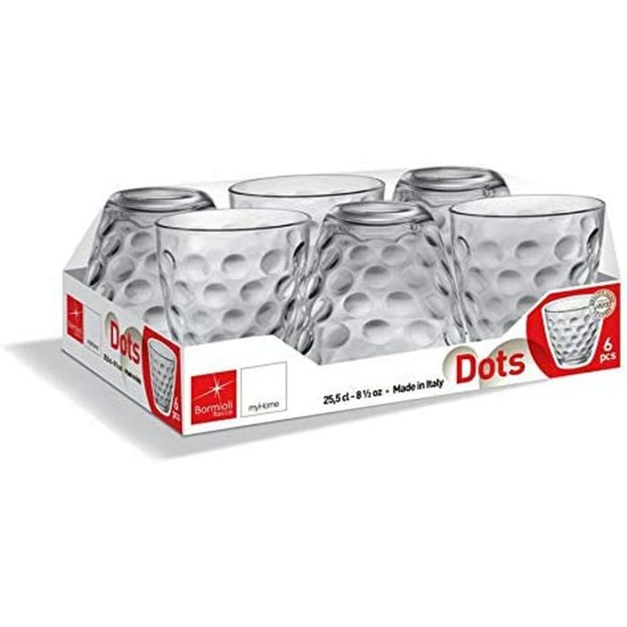 Set de Verres Bormioli Rocco Dots verre 250 ml 1