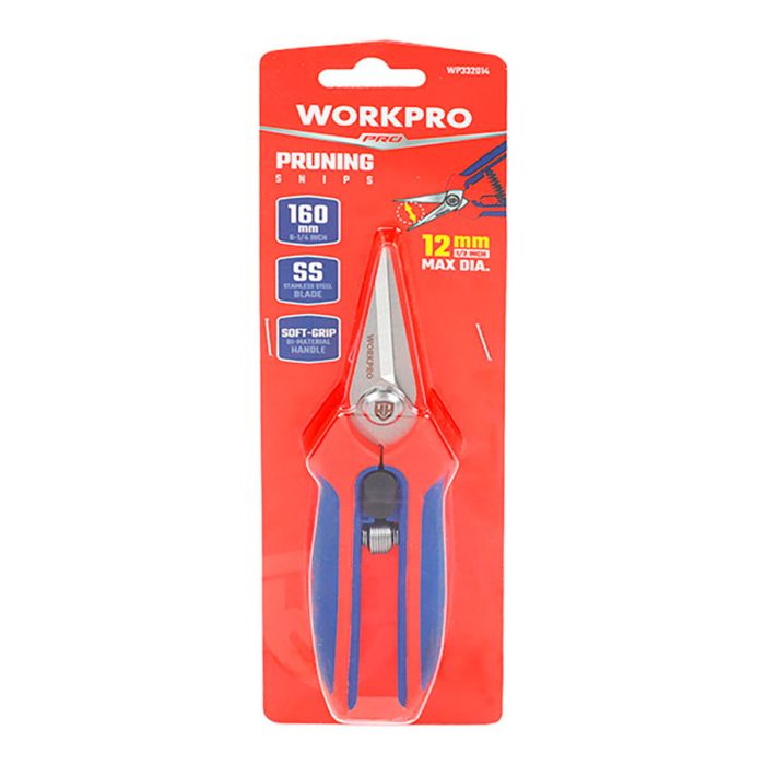 Sécateurs Workpro 160 mm Droit 1