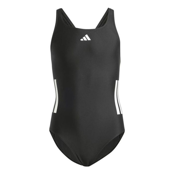 Maillot de Bain Fille Adidas 3Bandas Bld Swimsuit Noir 0 Maillot de Bain Fille Adidas 3Bandas Bld Swimsuit Noir 0