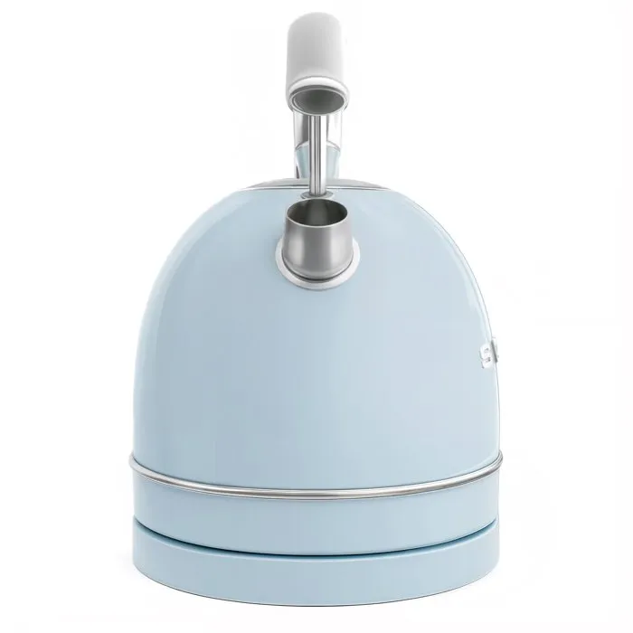 Sweiss Bouilloire Vintage KTL6 - 1.8 L - 2200 W - Socle 360° - Capacité 1,8 litre - En acier inoxydable - Bleu - Design de cuisine Sweiss Bouilloire Vintage KTL6 - 1.8 L - 2200 W - Socle 360° - Capacité 1,8 litre - En acier inoxydable - Bleu - Design de cuisine