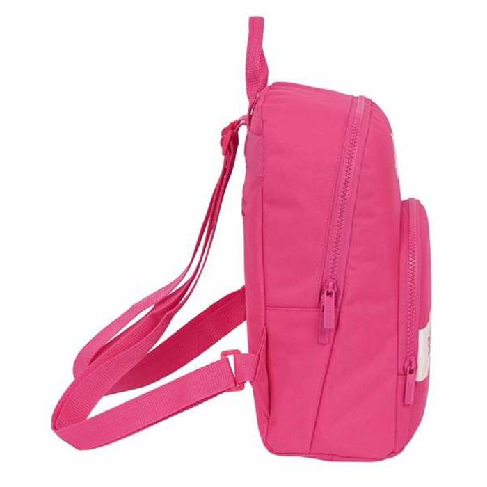 Sac à dos Casual Benetton Raspberry Fuchsia 25 x 30 x 13 cm 2 Sac à dos Casual Benetton Raspberry Fuchsia 25 x 30 x 13 cm 2