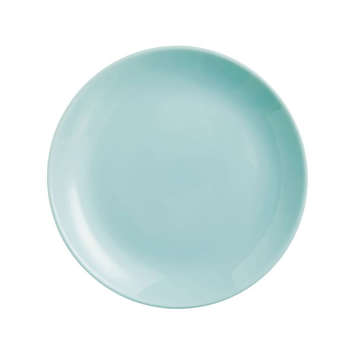 Assiette à dessert Luminarc Diwali Turquoise verre (19 cm) (24 Unités) 1