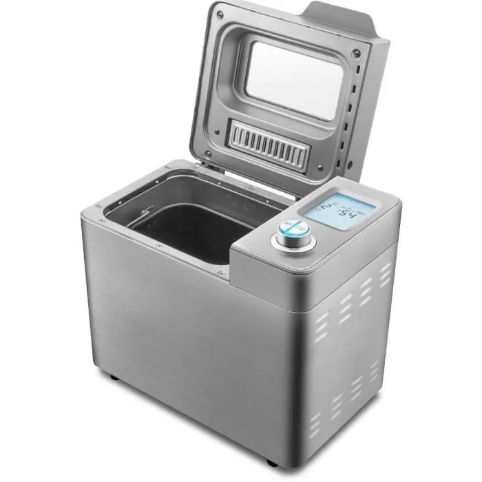 Sencor SBR 2000SS Machine à pain en acier inoxydable avec 23 programmes, écran LCD et distributeur automatique - Capacité 900 g Sencor SBR 2000SS Machine à pain en acier inoxydable avec 23 programmes, écran LCD et distributeur automatique - Capacité 900 g