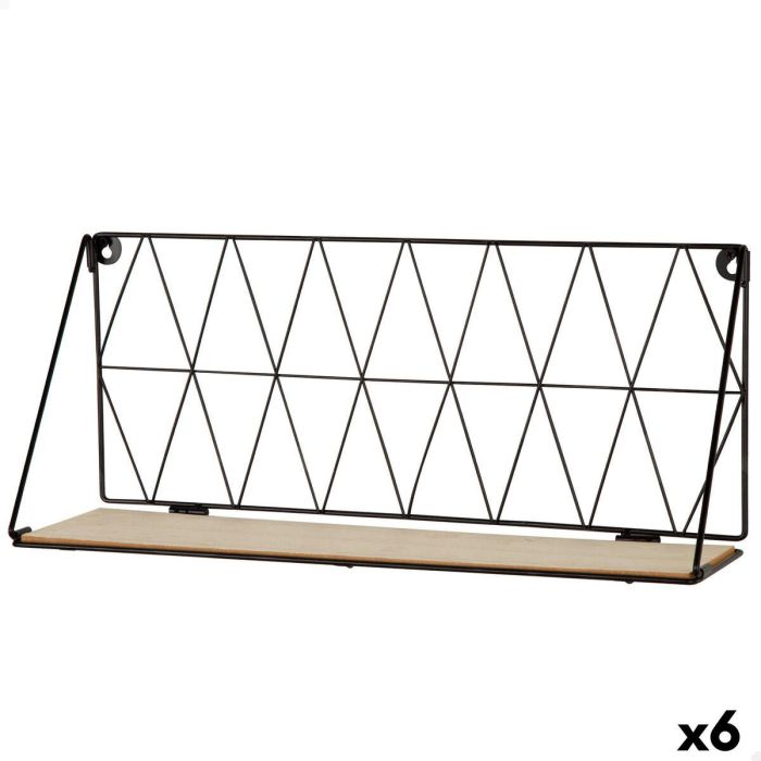 Etagère Max Home Fer Bois MDF 48 X 20 X 13 CM (6 Unités)