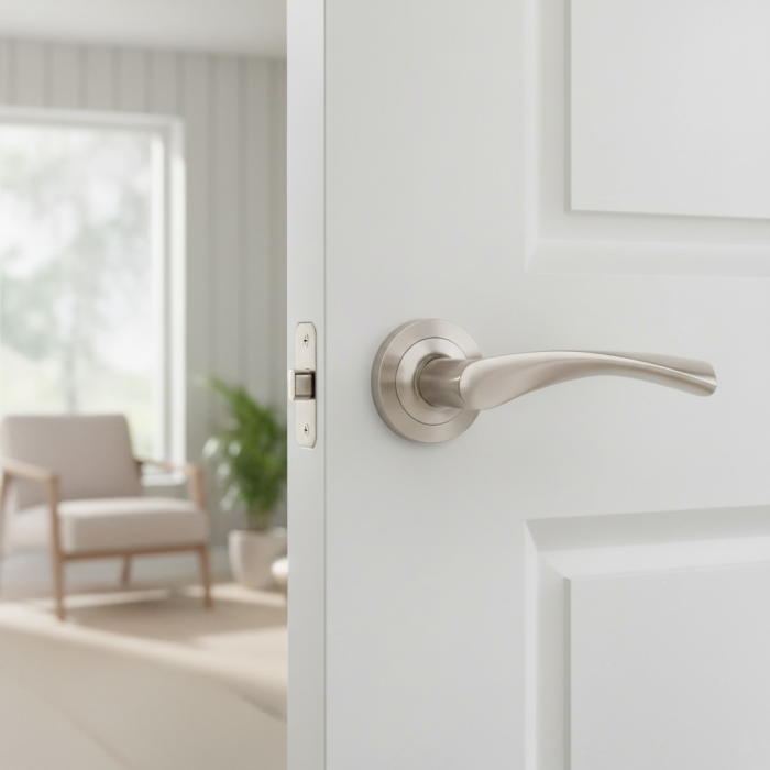 Roseta Aluminio Zeus Ø50 Niquel Satinado Herrajes Alk 2