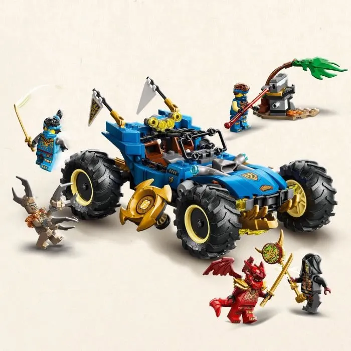 LEGO NINJAGO 71856 La Voiture Transformable de Jay - Jeu de Construction avec 5 Minifigurines - Saison 4 Soulevement des Dragons - Cadeau Enfant 8 ans et Plus LEGO NINJAGO 71856 La Voiture Transformable de Jay - Jeu de Construction avec 5 Minifigurines - Saison 4 Soulevement des Dragons - Cadeau Enfant 8 ans et Plus