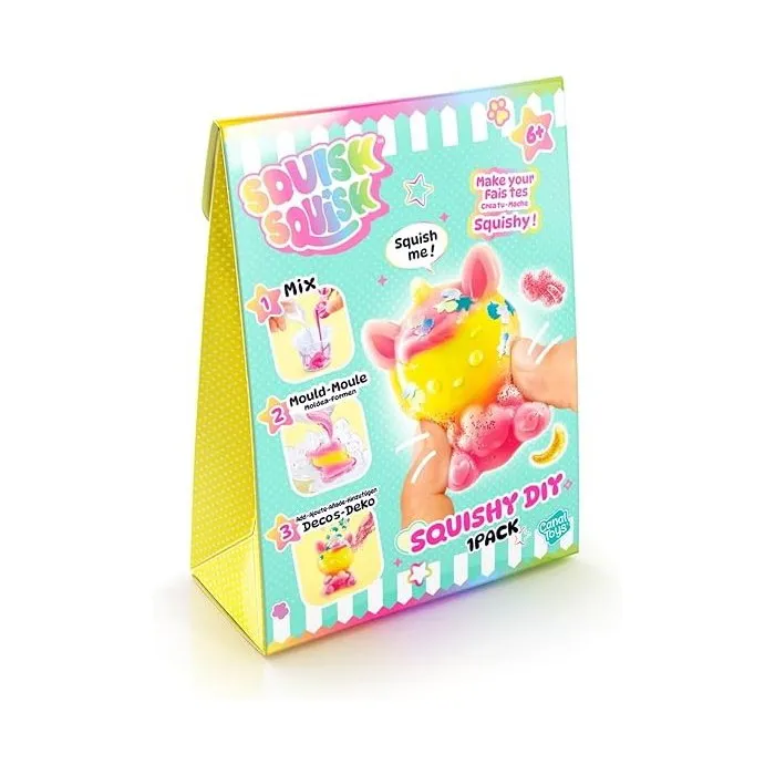 Canal Toys Squishy DIY 1 Pack SQI 005 - Kit de Création de Squishy Personnalisés avec Moule et Décorations, Dès 6 Ans Canal Toys Squishy DIY 1 Pack SQI 005 - Kit de Création de Squishy Personnalisés avec Moule et Décorations, Dès 6 Ans