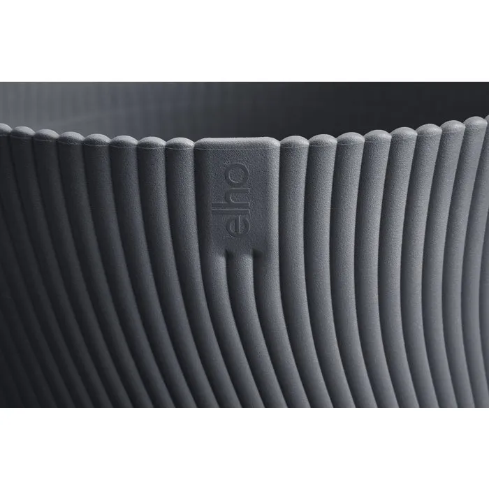 ELHO Pot de fleurs Sereh Rond 60 - 110 L - Ø 59 x H 51 cm - Noir - Intérieur/Extérieur - 100% recyclé ELHO Pot de fleurs Sereh Rond 60 - 110 L - Ø 59 x H 51 cm - Noir - Intérieur/Extérieur - 100% recyclé