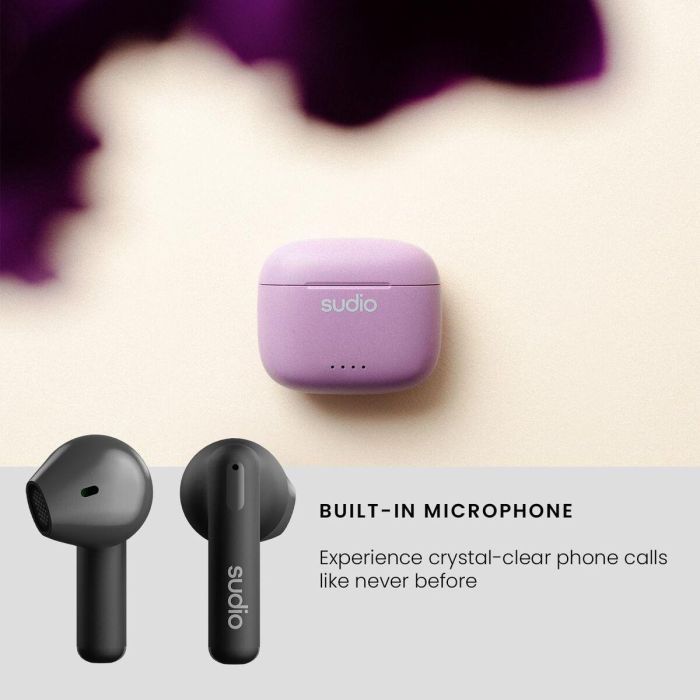 Écouteurs in Ear Bluetooth Sudio A1 True Wireless Noir 8