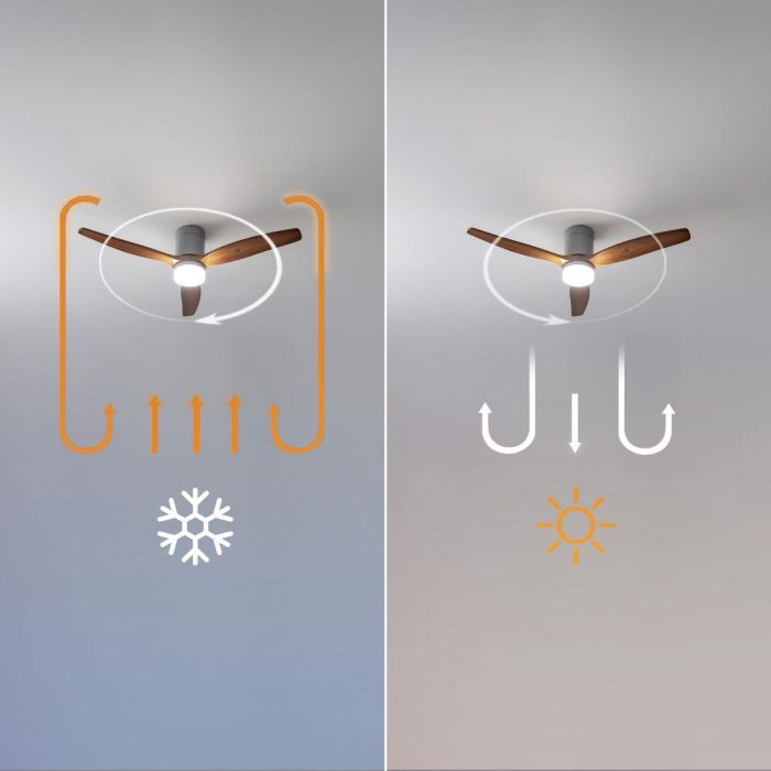 Ventilateur de Plafond avec Lumière Cecotec EnergySilence Aero 5600 18 W Noir Brun foncé 3 Ventilateur de Plafond avec Lumière Cecotec EnergySilence Aero 5600 18 W Noir Brun foncé 3