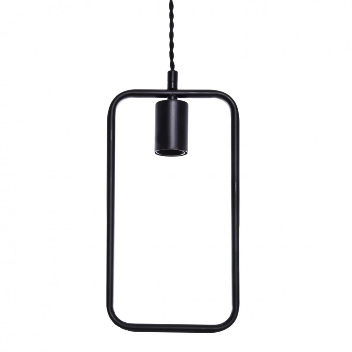 Lampe suspendue Amy E27 Noir Noir [JD3972-01 BK] 0
