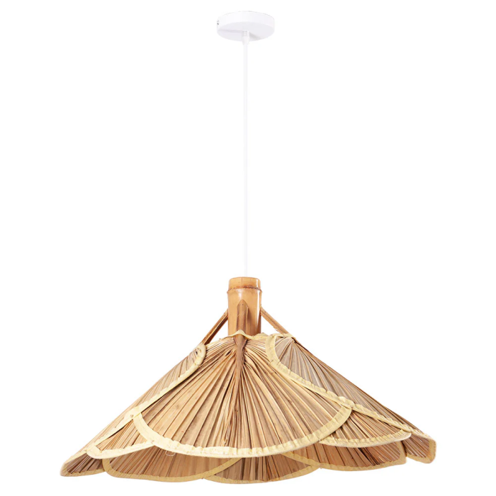 Lampe Suspendue Kayleigh Rotin SKD-P-3000, Douille E27, Câble Réglable 5