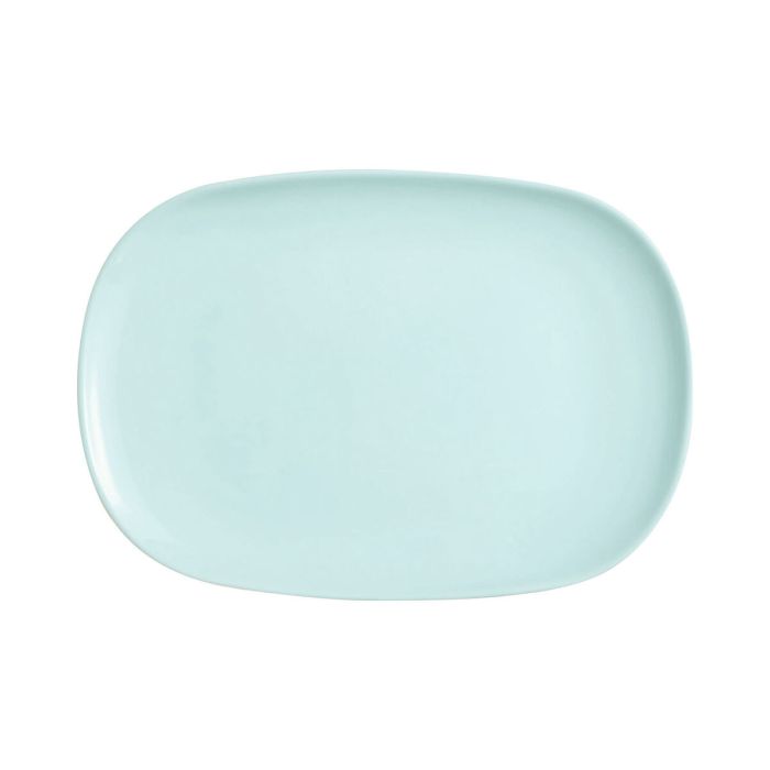 Plat à Gratin Luminarc Sweet Line Turquoise verre 35 x 24 cm (6 Unités) 2