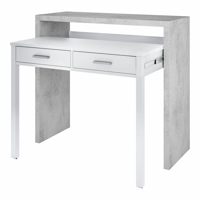 Bureau Forés Blanc 98,5 X 36 X 87,5 CM Métal MDF 5