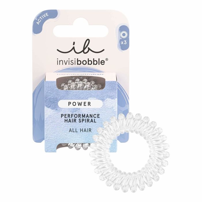 Elastiques pour Cheveux Invisibobble Transparent (3 Unités) 1 Elastiques pour Cheveux Invisibobble Transparent (3 Unités) 1