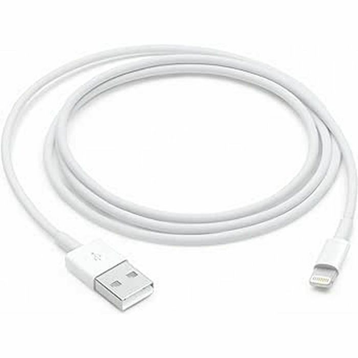 Câble USB vers Lightning Apple Blanc 1 m 0 Câble USB vers Lightning Apple Blanc 1 m 0