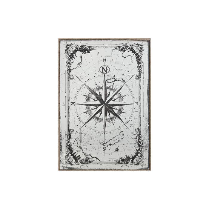 Miroir mural Home ESPRIT Noir Doré Vintage 60 x 4 x 90 cm