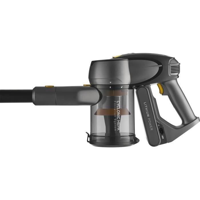 Sencor Aspirateur Balai Sans Fil SVC-8725GD 3 en 1, 400 W, Autonomie 50 Min, Filtration HEPA, Brosse Motorisée Mini Cat&Dog, Noir