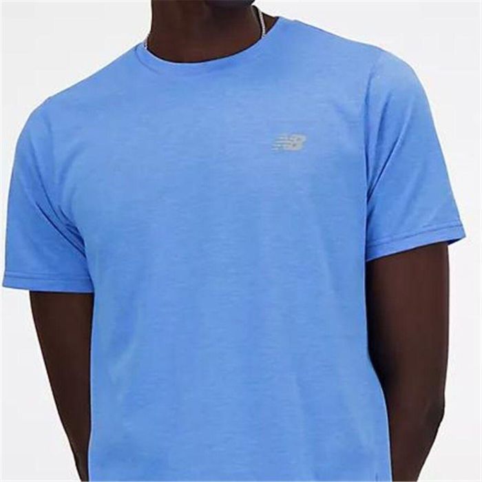 T-shirt à manches courtes homme New Balance MT41070_BIA Indigo (L) 1