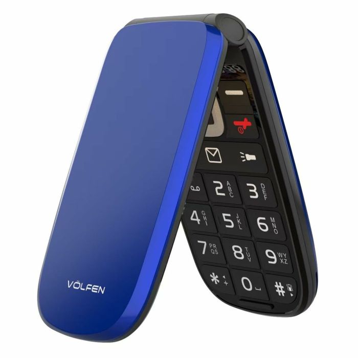Téléphone portable pour personnes âgées Volfen ASTRO FLIP 48 MB 2,8" Bleu 4G 4