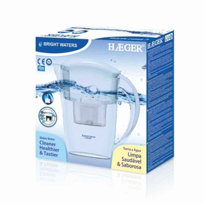 Carafe Filtrante Haeger WJ-24W.004A Blanc 2,4 L 1