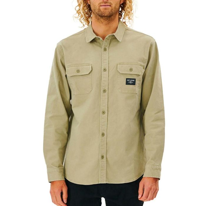 Chemise à manches longues homme Rip Curl Epic Beige 0 Chemise à manches longues homme Rip Curl Epic Beige 0