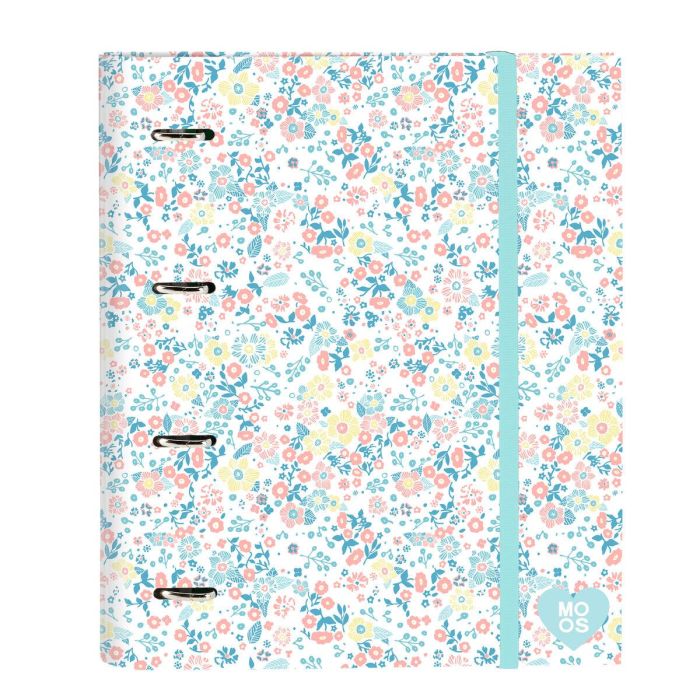 Reliure à anneaux Moos Fiori Multicouleur 27 x 32 x 3.5 cm