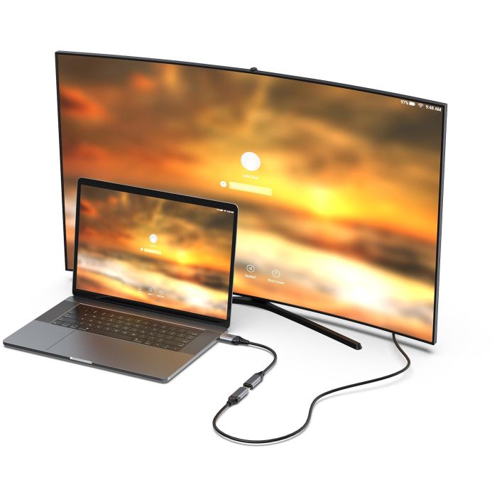 Equip Displayport->HDMI Adapter 1.4 St/Bu 8K/60Hz grau 2 Equip Displayport->HDMI Adapter 1.4 St/Bu 8K/60Hz grau 2