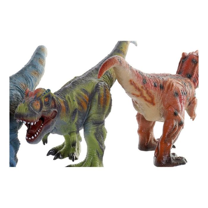 Dinosaure DKD Home Decor 3 Unités 12 Unités 60 x 17 x 28 cm Moelleux 1