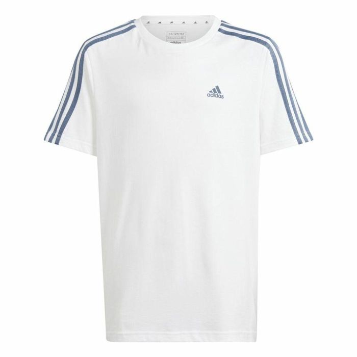 T shirt à manches courtes Enfant Adidas Essentials Blanc