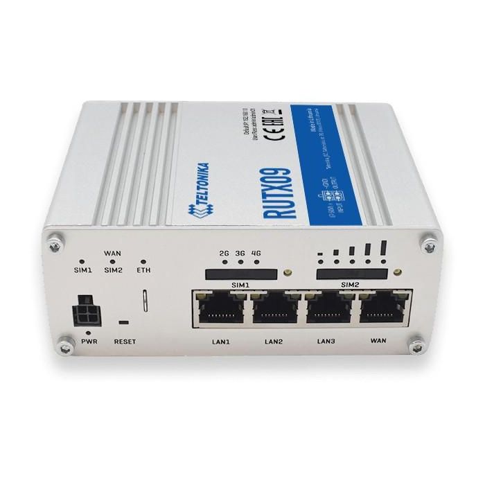 Teltonika RUTX09 LTE Cat6 Giagabit Industrial Router 1