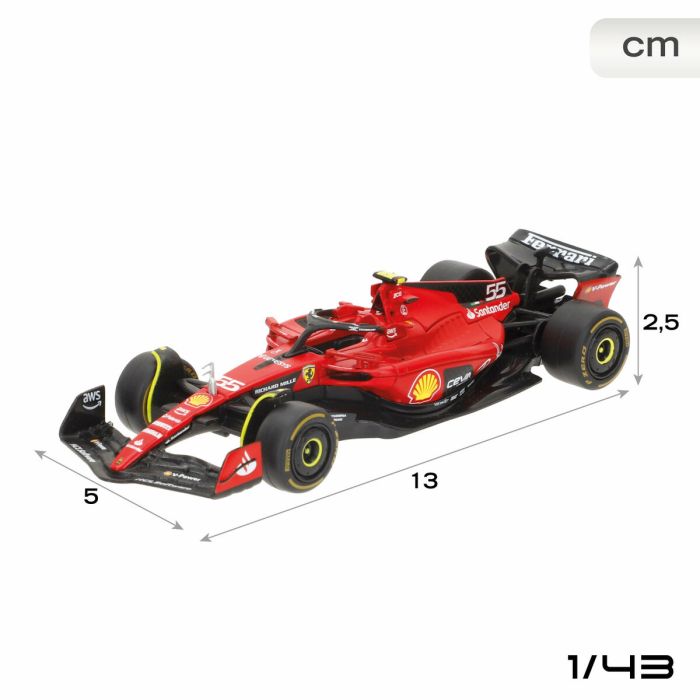Petite voiture-jouet Ferrari LECLERC (4 Unités) 3 Petite voiture-jouet Ferrari LECLERC (4 Unités) 3