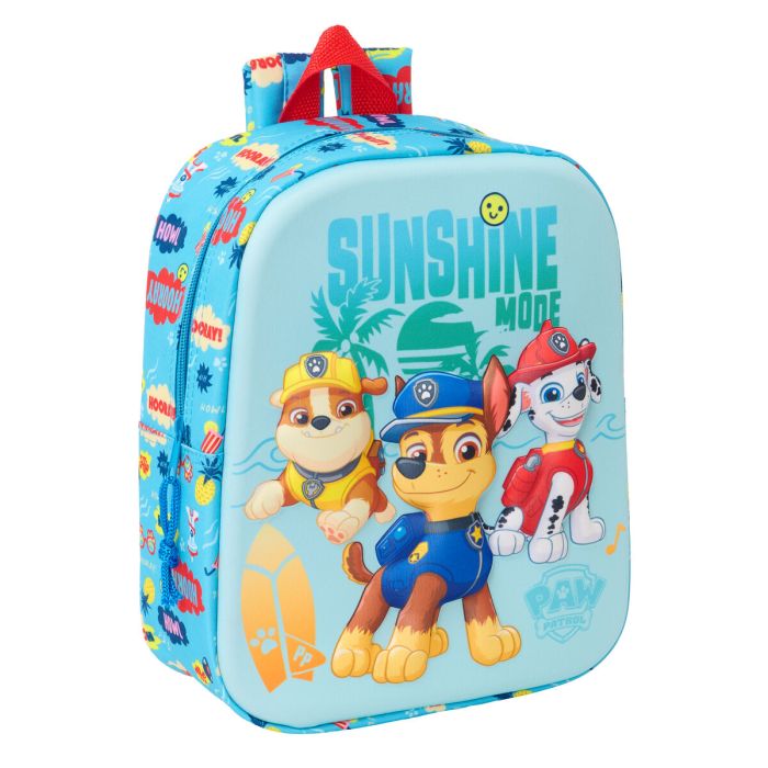 Sac à dos enfant The Paw Patrol Bleu 22 x 27 x 10 cm 3D 0 Sac à dos enfant The Paw Patrol Bleu 22 x 27 x 10 cm 3D 0