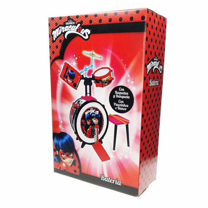 Batterie musicale Lady Bug Plastique 1
