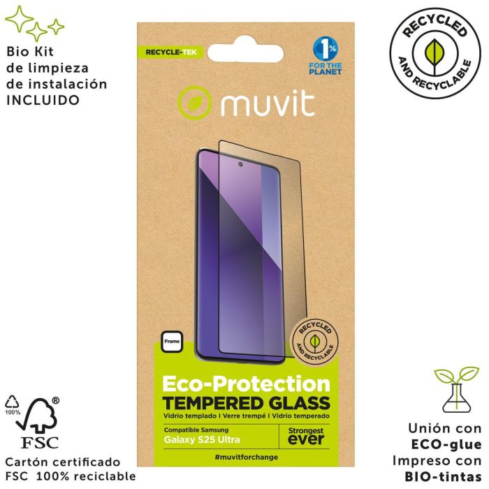Film Protecteur pour Téléphone Portable Muvit for Change Galaxy S25 Ultra 3