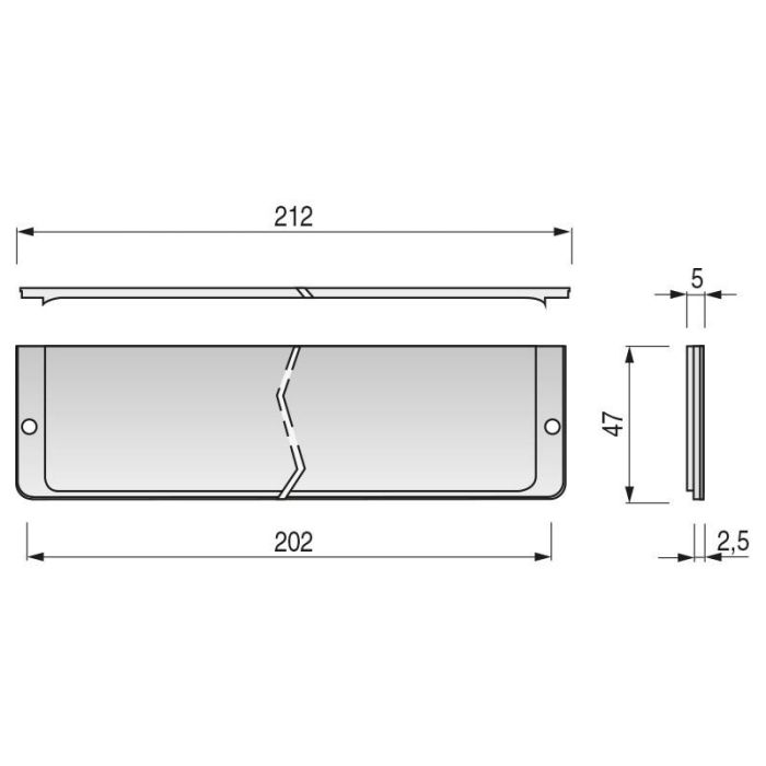 Tapa Trasera P/Tirador Embutir Nest Ni.Cep Viefe 1