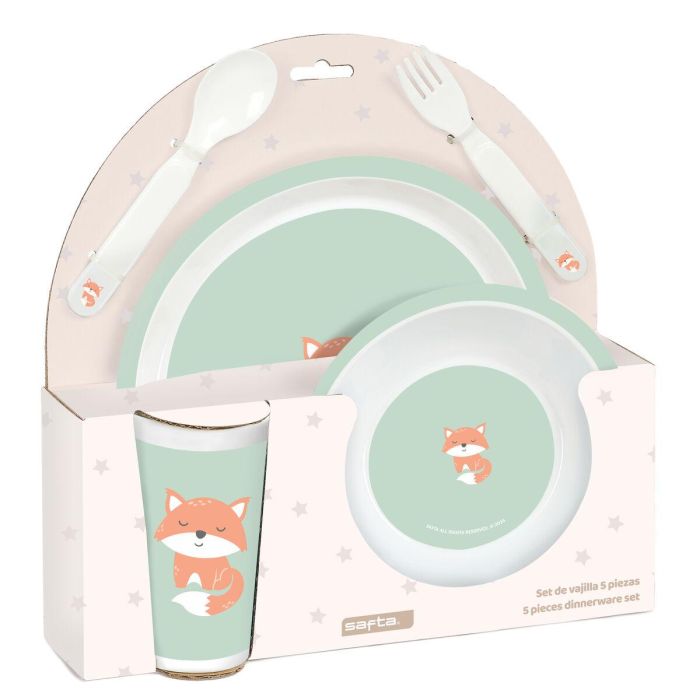 Ensemble Vaisselle pour Enfants Safta Zorrito PVC