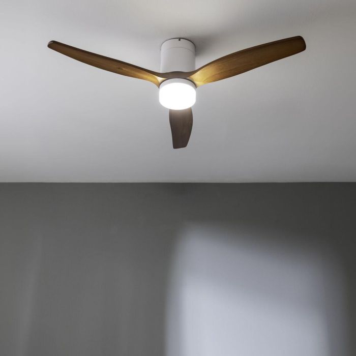 Ventilateur de Plafond avec Lumière Cecotec EnergySilence Aero 5600 Blanc Bois 40 W 3 Ventilateur de Plafond avec Lumière Cecotec EnergySilence Aero 5600 Blanc Bois 40 W 3