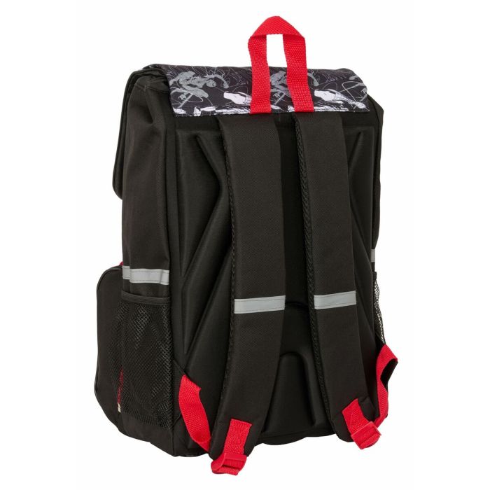 Cartable Spider-Man Noir Rouge 18,5 x 41 x 15 cm 2