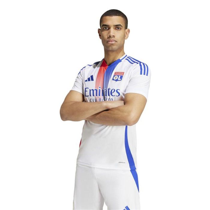 Maillot de Football à Manches Courtes pour Homme Adidas Olympique Lyonnais 24/25 Home 15-16 Ans 3 Maillot de Football à Manches Courtes pour Homme Adidas Olympique Lyonnais 24/25 Home 15-16 Ans 3